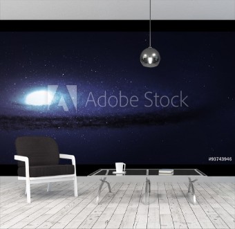 Picture of High resolution Incredibly beautiful spiral galaxy somewhere in